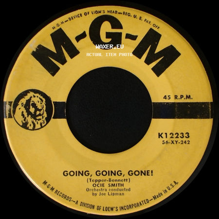 Ocie Smith - Lost Horizon / Going, Going, Gone! side B