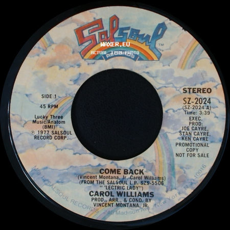 Carol Williams - Come Back / Come Back side A
