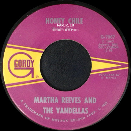Martha Reeves And The Vandellas - Show Me The Way / Honey Chile side B