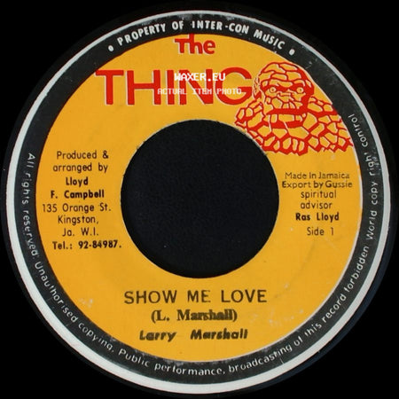 Larry Marshall / Lloyd F. Campbell - Show Me Love / Show Me Version side A
