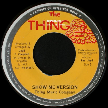 Larry Marshall / Lloyd F. Campbell - Show Me Love / Show Me Version side B