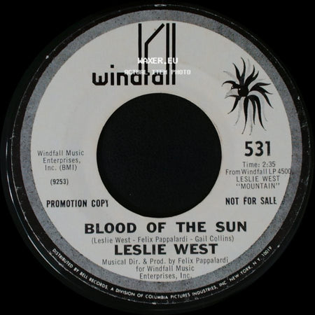 Leslie West - Long Red / Blood Of The Sun side B