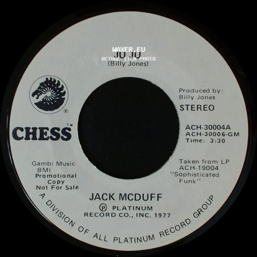 Jack Mcduff - Ju Ju / Ju Ju side B