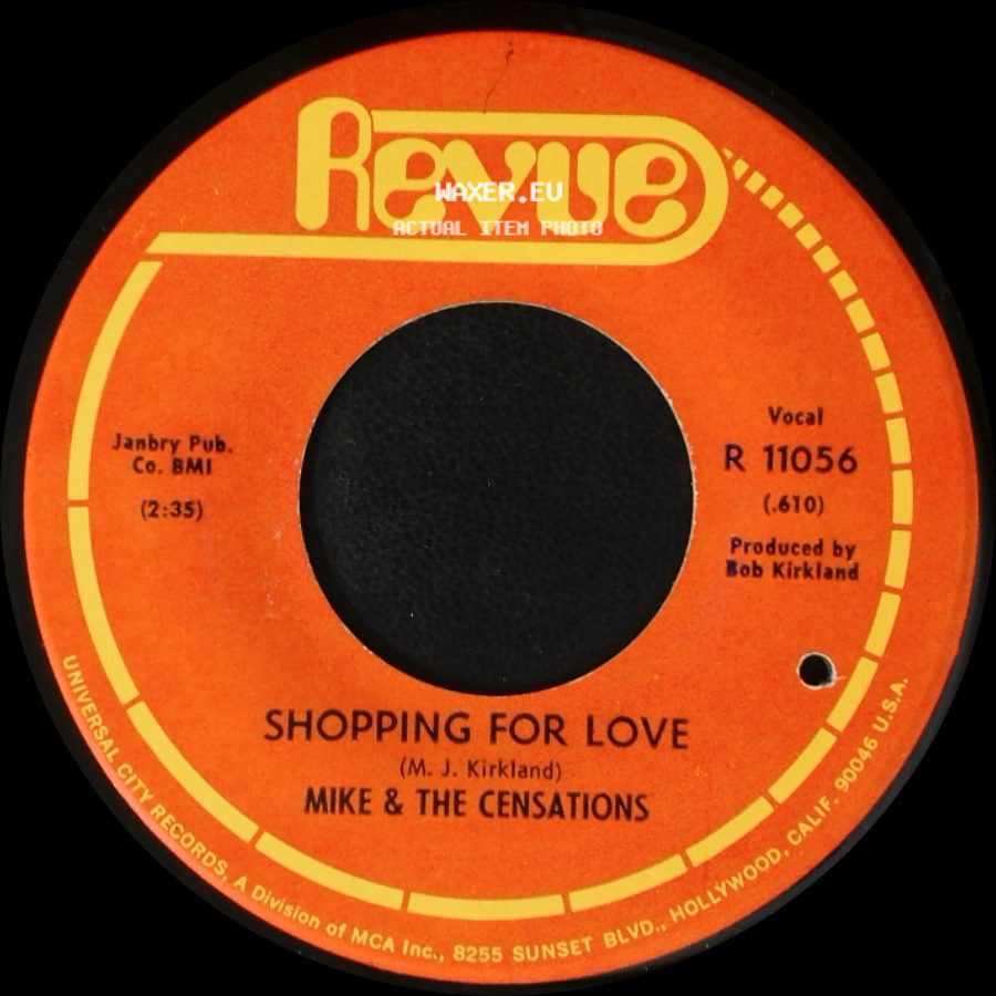 Mike & The Censations - Shopping For Love / The Straw (That Broke The Camel's Back) side A