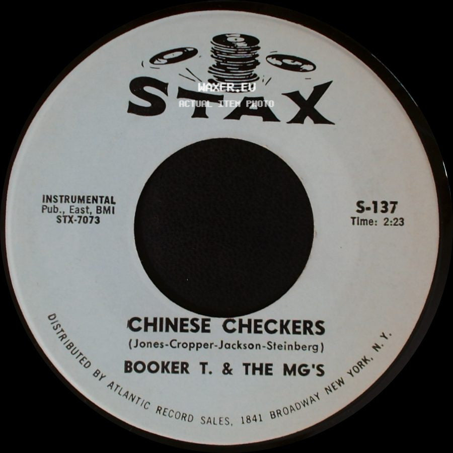 Booker T. & The Mg's - Chinese Checkers / Plum - Nellie (The Mg's) side A