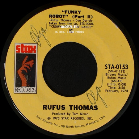 Rufus Thomas - Funky Robot (Part Ii) / Funky Robot (Part 1) side A