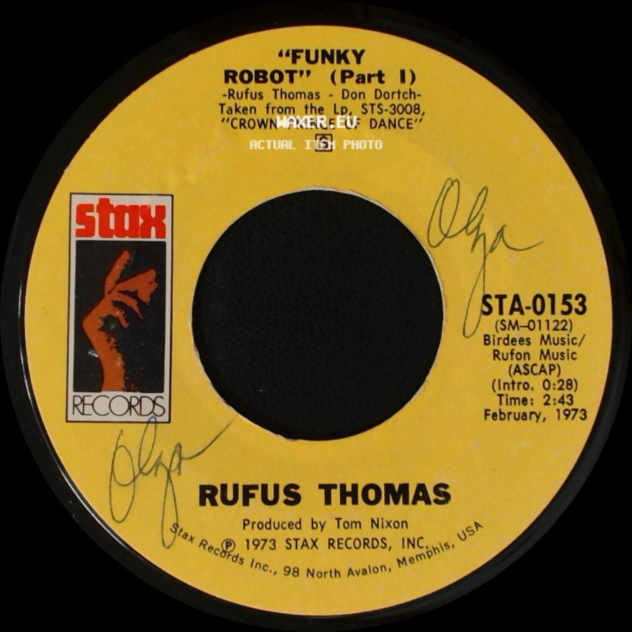 Rufus Thomas - Funky Robot (Part Ii) / Funky Robot (Part 1) side B