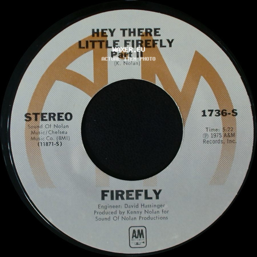 Firefly - Hey There Little Firefly Part I / Hey There Little Firefly Part Ii side B