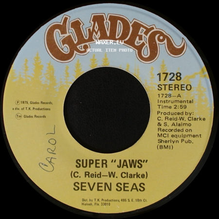 Seven Seas - Super "Jaws" / Pat's Jam side A