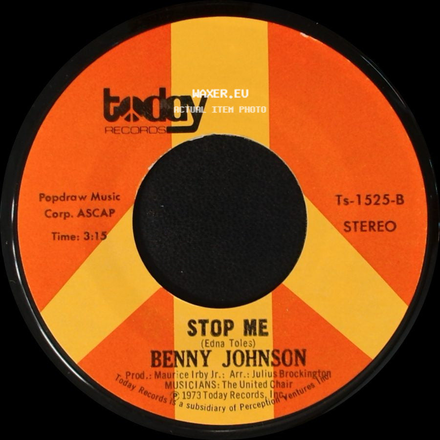 Benny Johnson - Visions Of Paradise / Stop Me side B