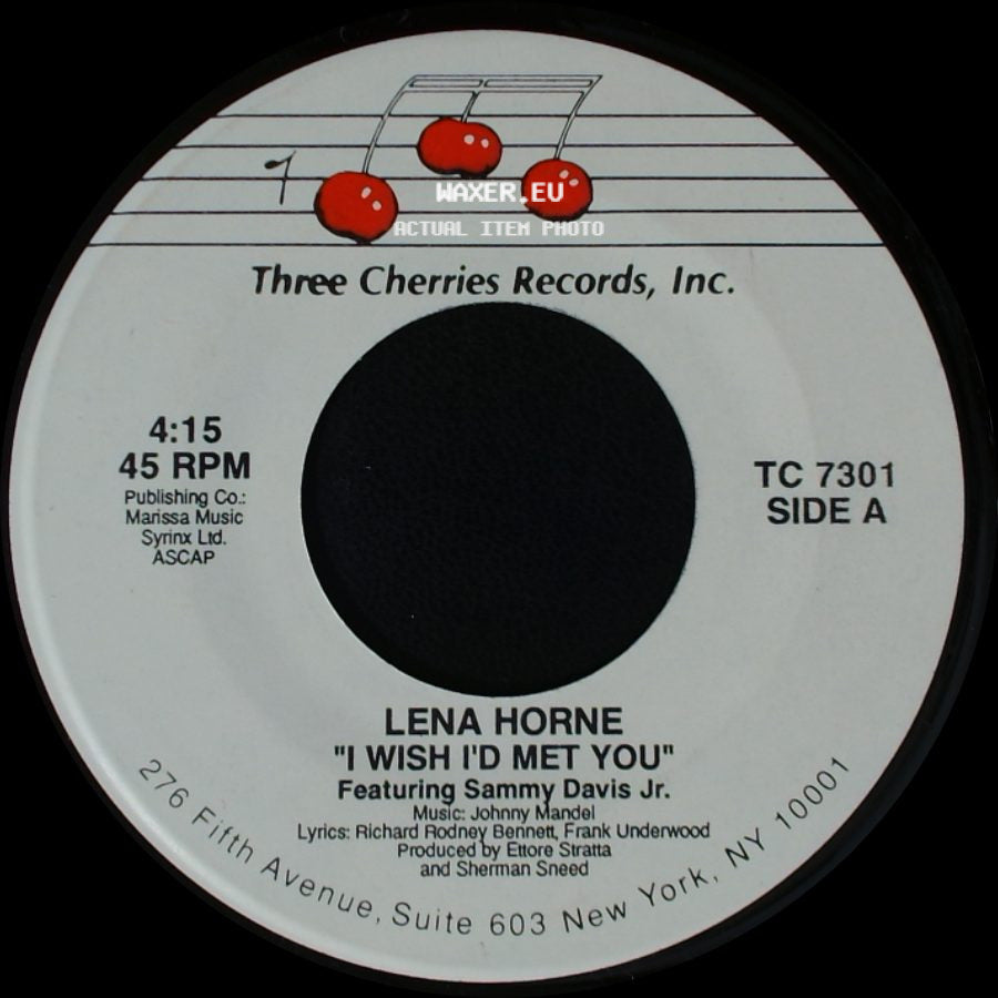 Lena Horne - I Wish I'd Met You / When I Fall In Love side A