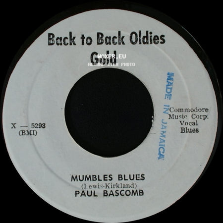 Paul Bascomb / Jackie Brenson - Mumbles Blues / Independent Woman side A