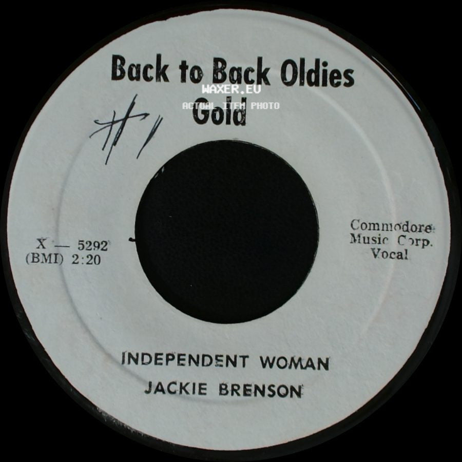 Paul Bascomb / Jackie Brenson - Mumbles Blues / Independent Woman side B