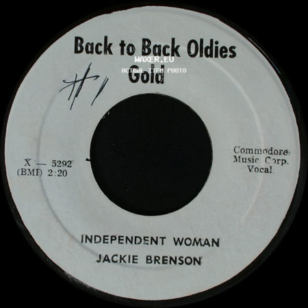 Paul Bascomb / Jackie Brenson - Mumbles Blues / Independent Woman side B