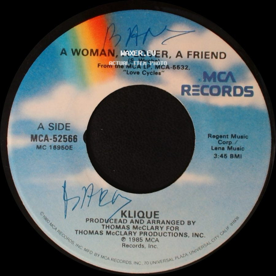 Klique - A Woman, A Lover, A Friend / Another Day Another Night side A