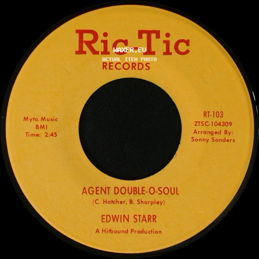 Edwin Starr - Agent Double-O-Soul / Agent Double-O-Soul side B