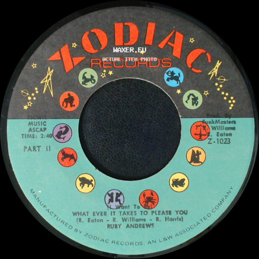 Ruby Andrews - (I Want To Be) What Ever It Takes To Please You / What Ever It Takes To Please You Part Ii side B