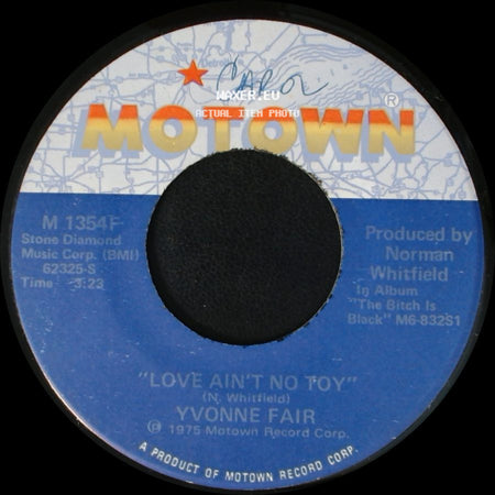 Yvonne Fair - Love Ain't No Toy / "You Can't Judge A Book By It's Cover" side A
