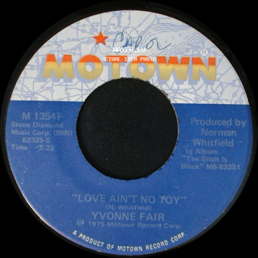 Yvonne Fair - Love Ain't No Toy / "You Can't Judge A Book By It's Cover" side A