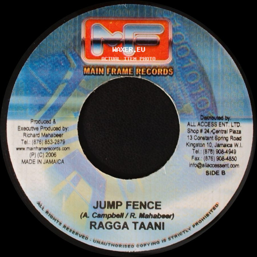 Gyptian / Ragga Taani - Tell Me How / Jump Fence side B