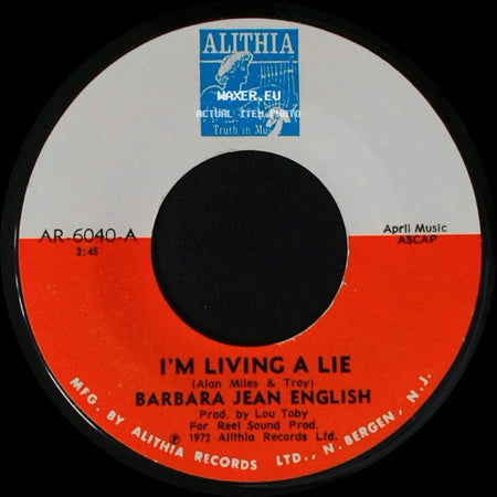 Barbara Jean English - I'm Living A Lie / I'm Living A Lie side B