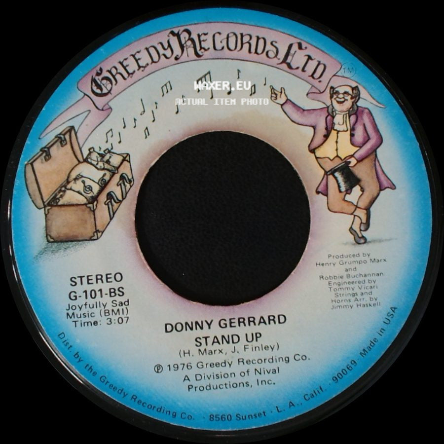 Donny Gerrard - Words (Are Impossible) / Stand Up side B