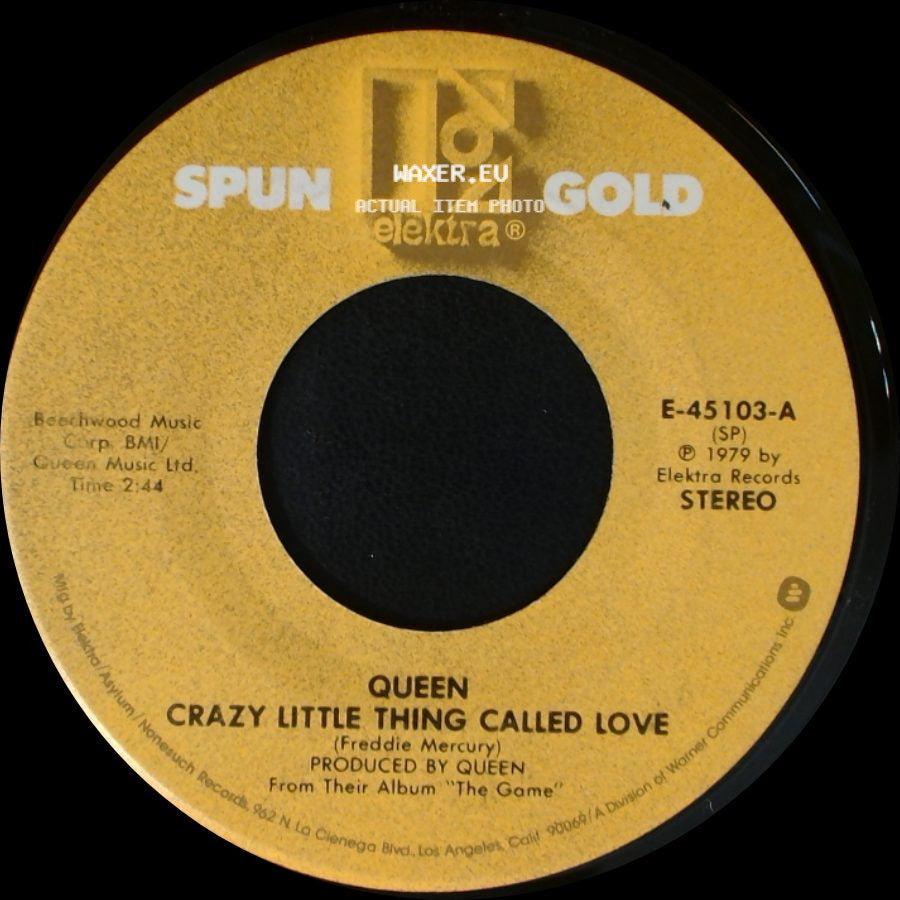 Queen - Bicycle Race / Crazy Little Thing Called Love side B
