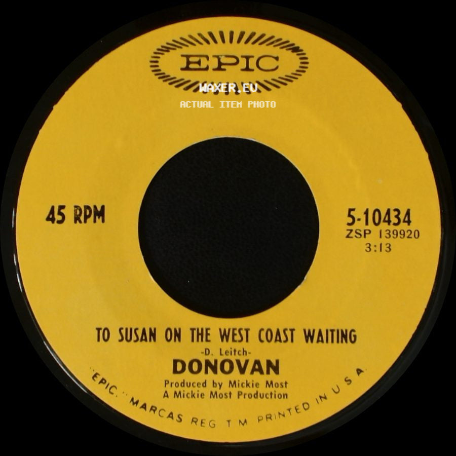 Donovan - To Susan On The West Coast Waiting / Atlantis side A
