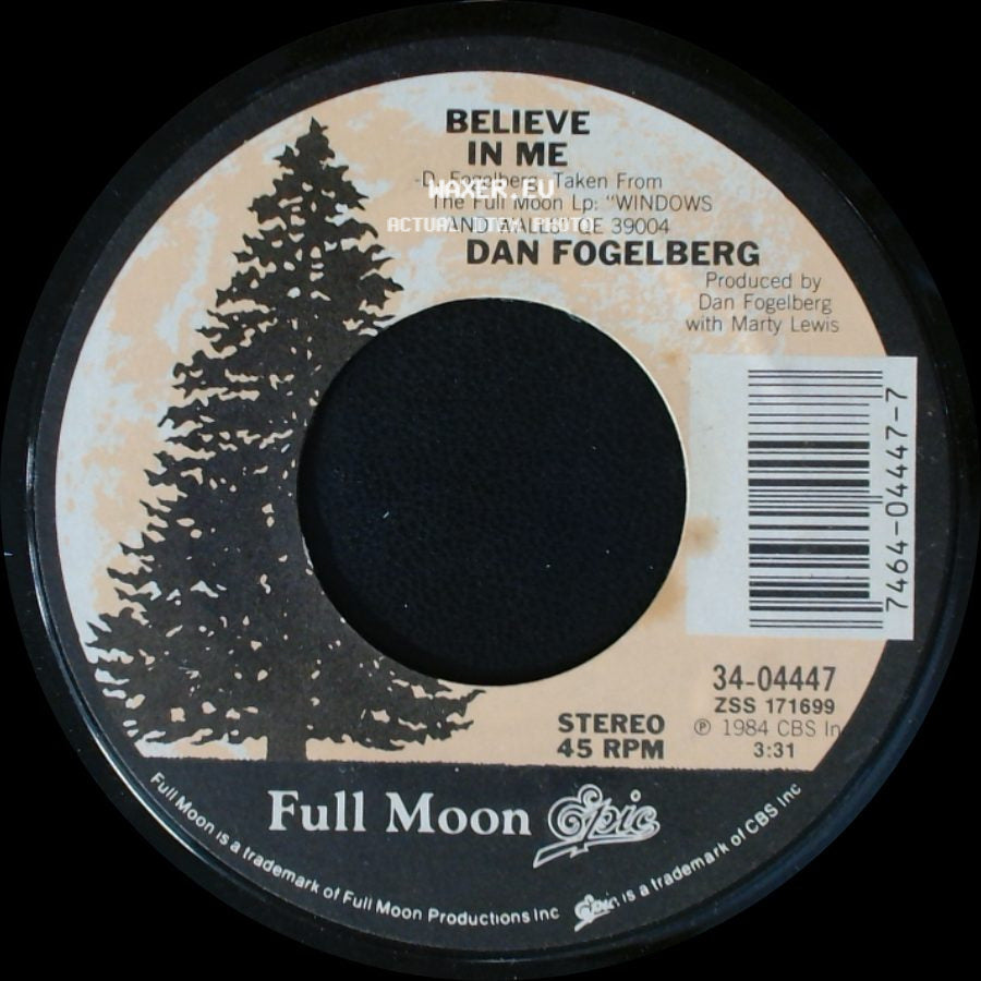 Dan Fogelberg - Believe In Me / Windows And Walls side A