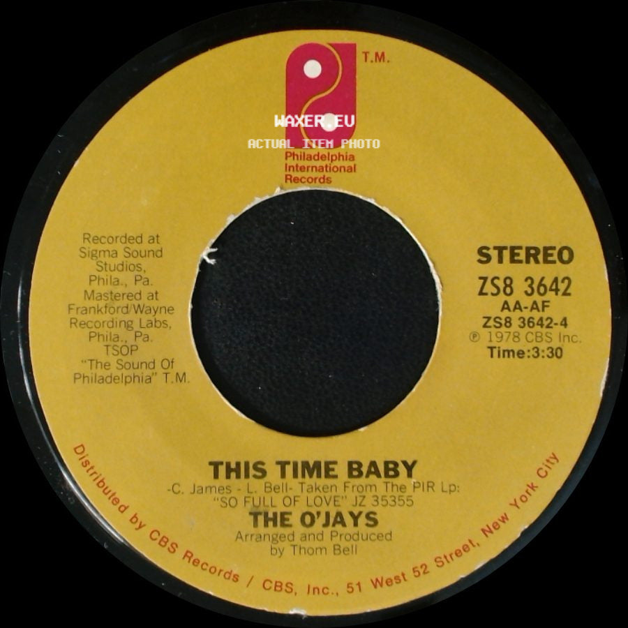 The O'jays - This Time Baby / Use Ta Be My Girl side A