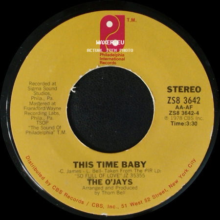 The O'jays - This Time Baby / Use Ta Be My Girl side A