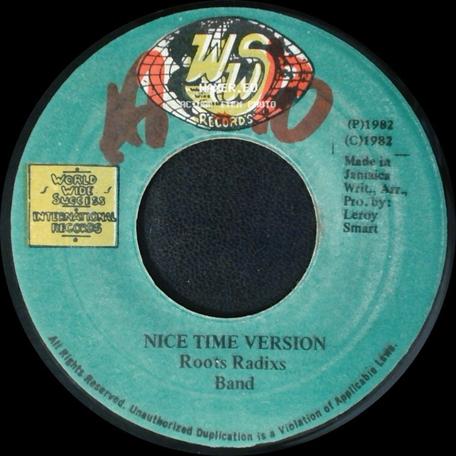 L. Smart / Roots Radixs Band - Nice Up The Scene / Nice Time Version side B