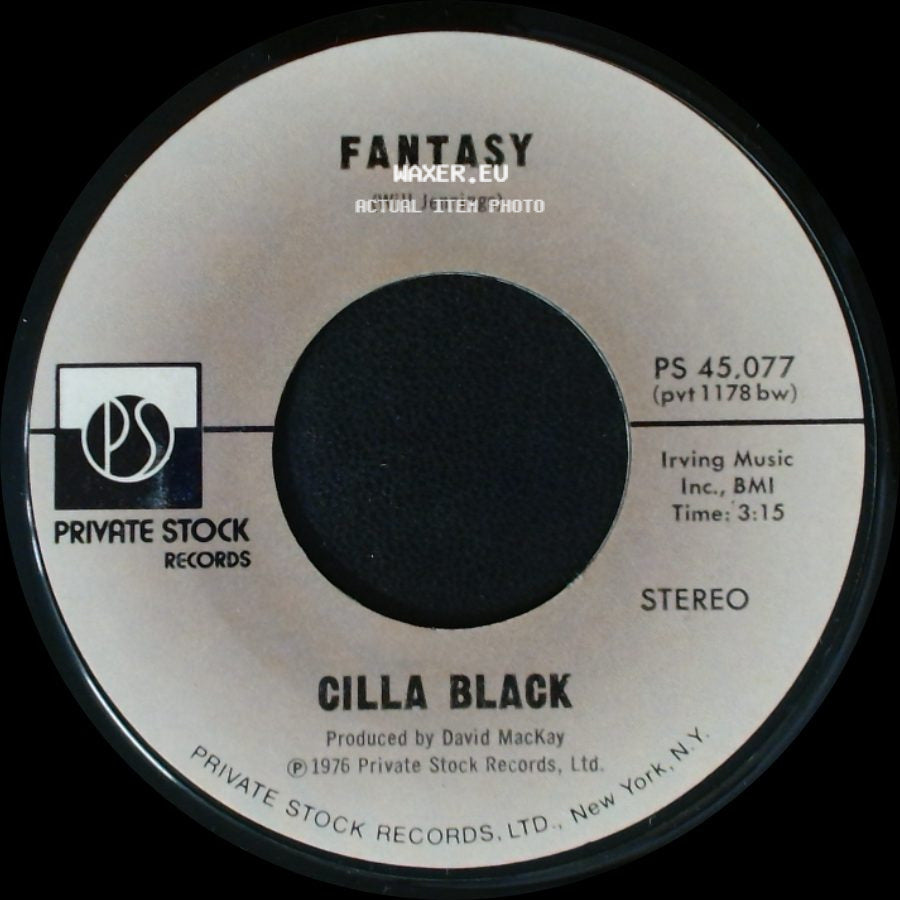 Cilla Black - It's Now / Fantasy side B