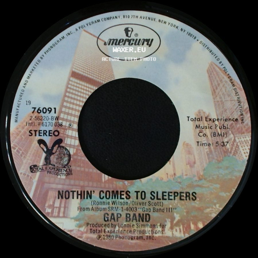 Gap Band - Nothin' Comes To Sleepers / Burn Rubber (Why You Wanna Hurt Me) side A