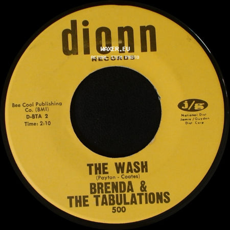 Brenda & The Tabulations - Dry Your Eyes / The Wash side B
