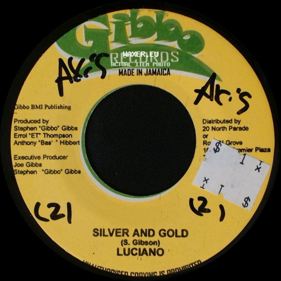 Luciano - Hard Times / Silver And Gold side B