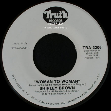 Shirley Brown - Woman To Woman / Woman To Woman side A