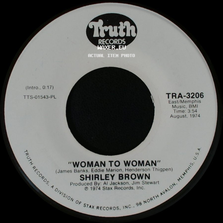 Shirley Brown - Woman To Woman / Woman To Woman side A