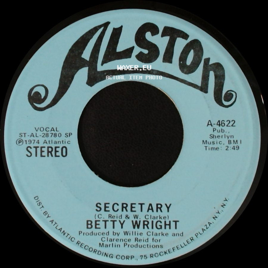 Betty Wright - Secretary / Secretary side A