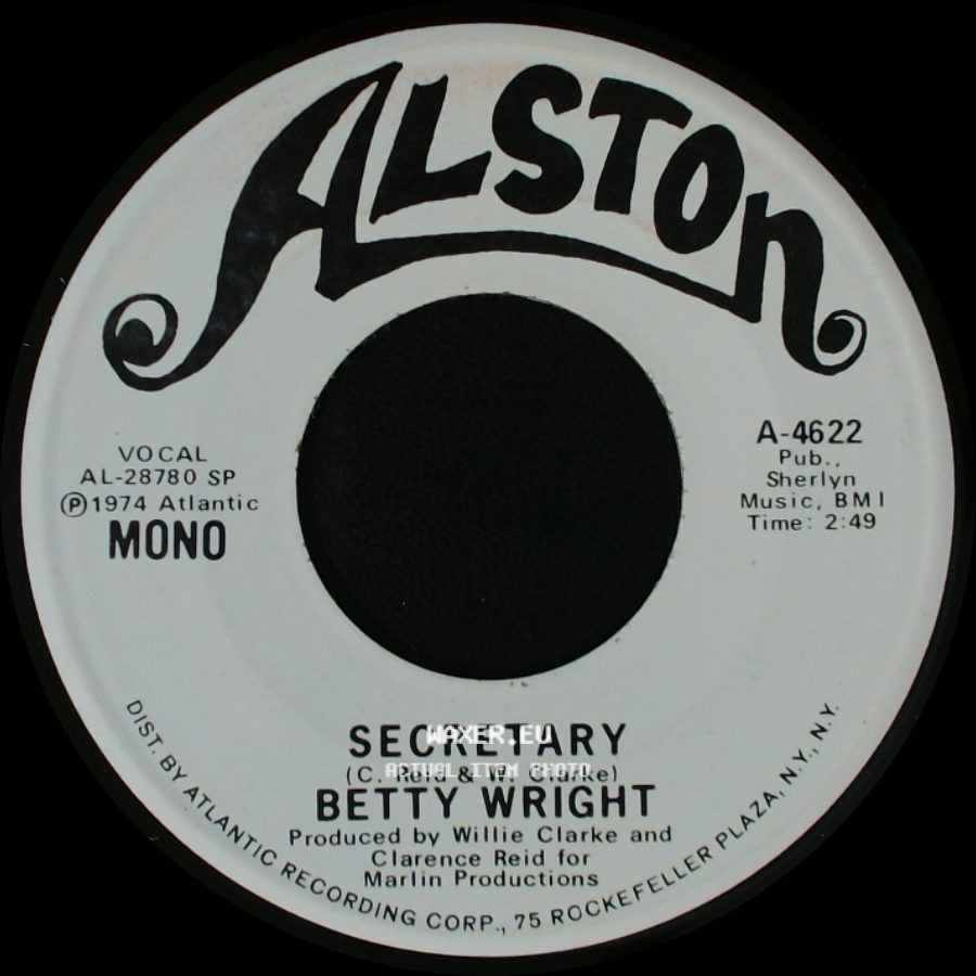 Betty Wright - Secretary / Secretary side B