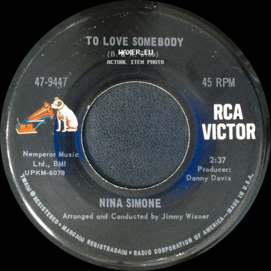 Nina Simone - I Can't See Nobody / To Love Somebody side B