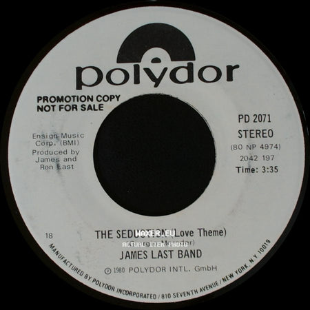 James Last Band - The Seduction (Love Theme) / The Seduction (Love Theme) side B