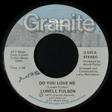 Lowell Fulson - Do You Love Me / Step At A Time side A