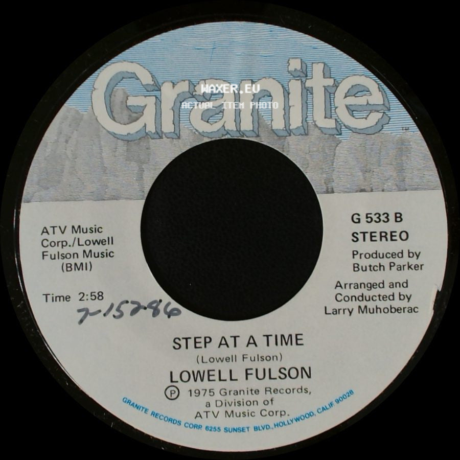 Lowell Fulson - Do You Love Me / Step At A Time side B