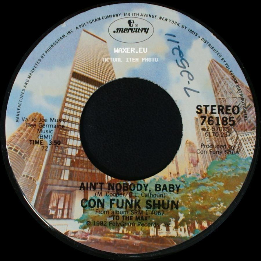 Con Funk Shun - Everlove / Ain't Nobody Baby side B