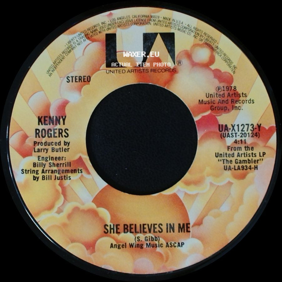 Kenny Rogers - She Believes In Me / Morgana Jones side A