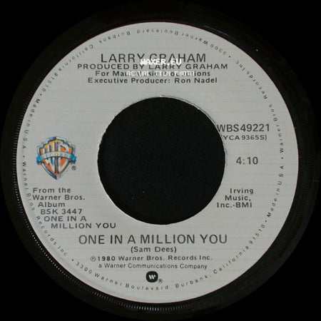 Larry Graham / Larry Graham With Graham Central Station - One In A Million You / The Entertainer side A