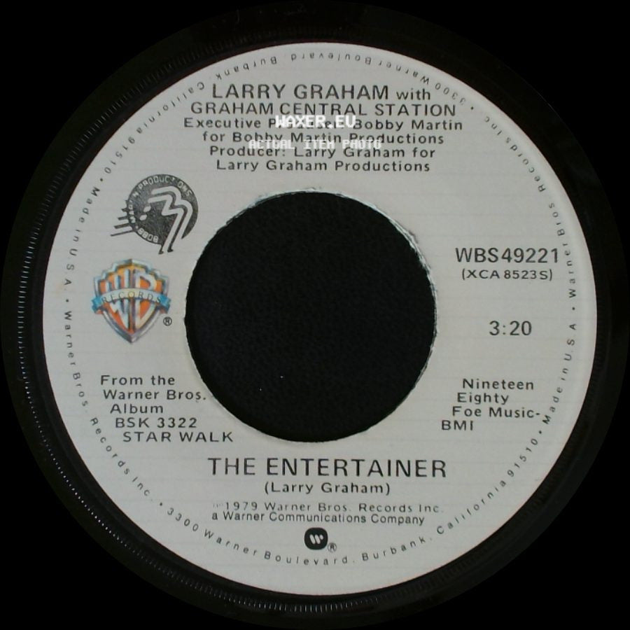 Larry Graham / Larry Graham With Graham Central Station - One In A Million You / The Entertainer side B