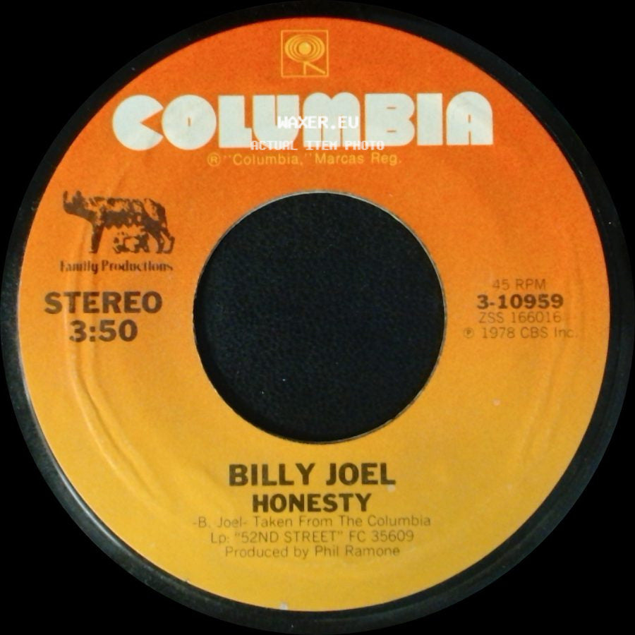 Billy Joel - Honesty / The Mexican Connection side A