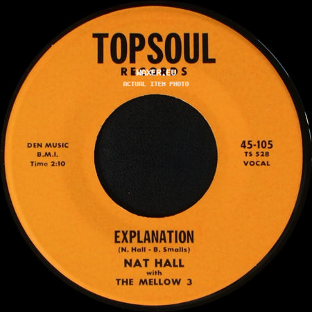 Nat Hall With The Mellow 3 - Explanation / A Broken Hearted Clown side A
